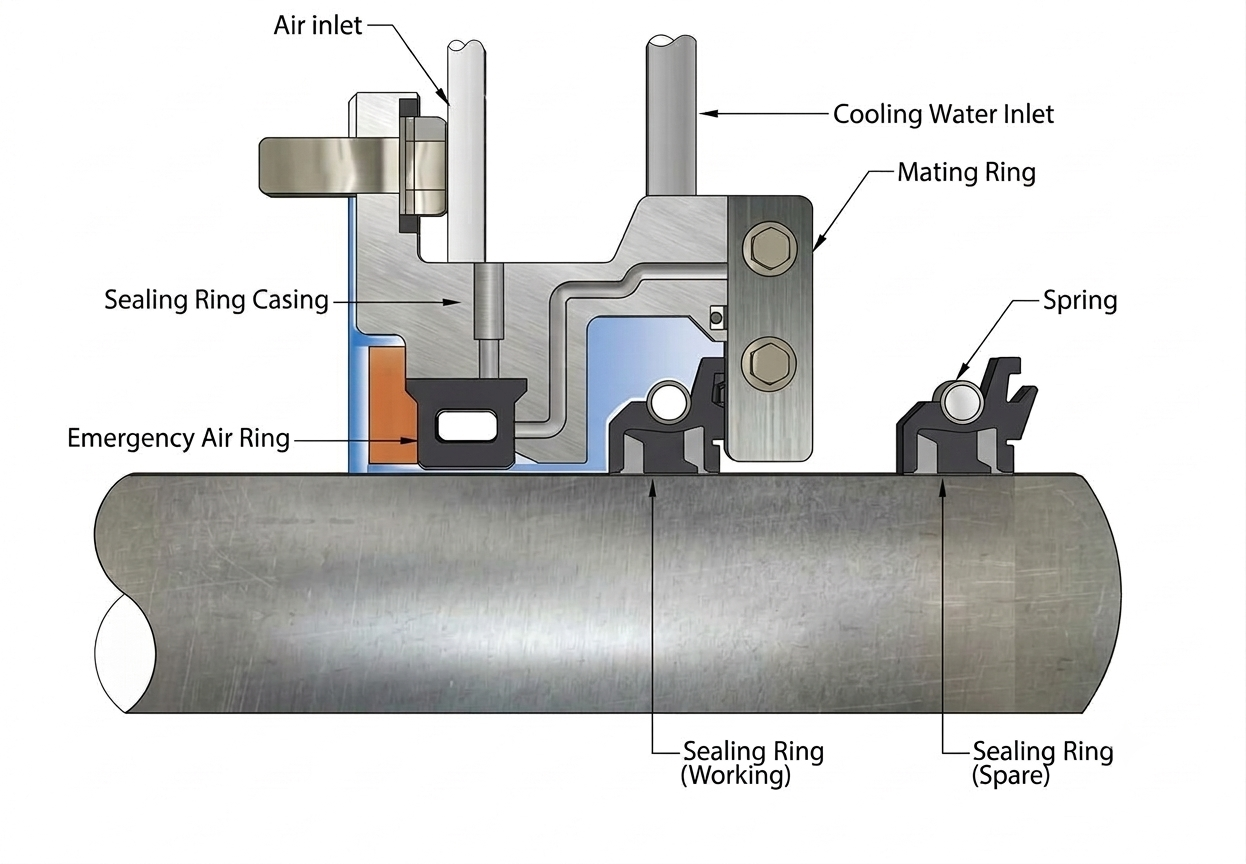 Product design and diagram — Water Lubricated Type